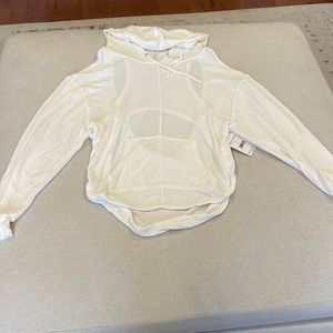 Free people hoodie with back cutout